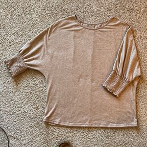 Casual Tan Women's Top